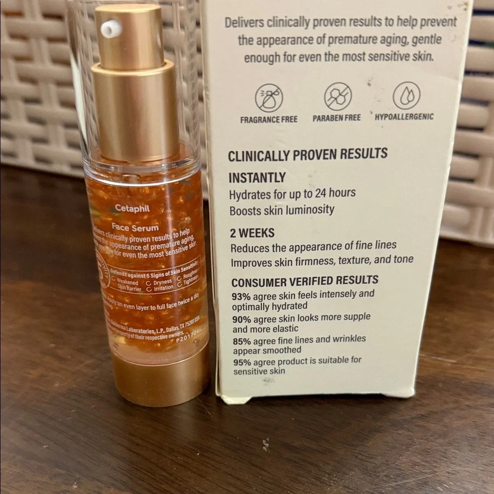 Cetaphil Healthy Renew Face Serum with Purified‎ Peptides - Gold